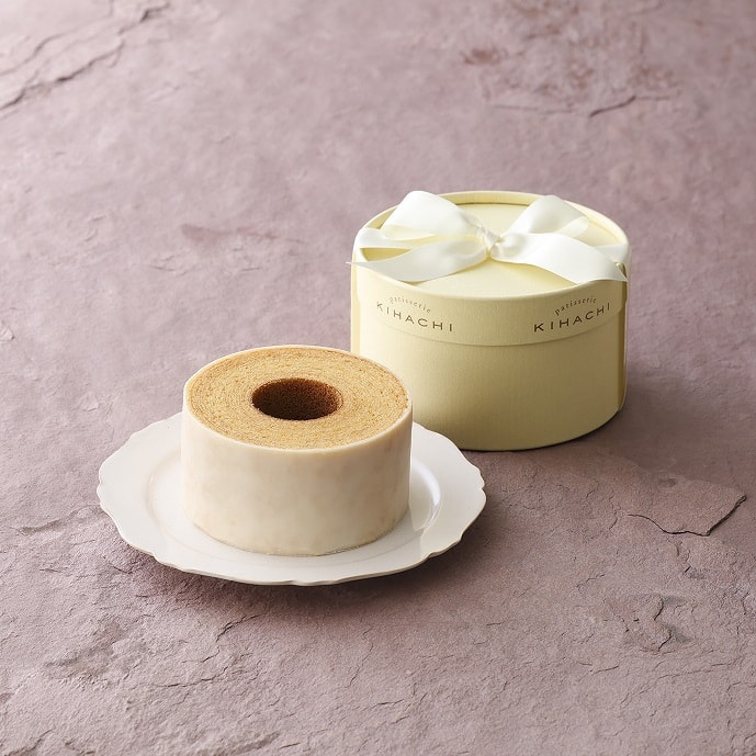 【日本直郵】日本洋菓子名店KIHACHI 年輪蛋糕 白巧克力年輪蛋糕 一環裝
