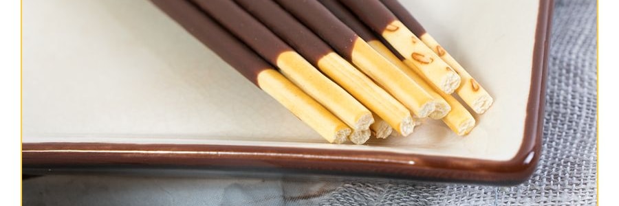 GLICO格力高 Pocky百奇 巧克力塗層餅乾棒 家庭裝 9包入