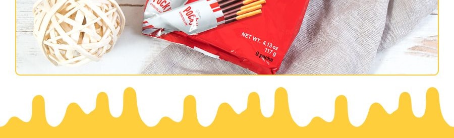 GLICO格力高 Pocky百奇 巧克力塗層餅乾棒 家庭裝 9包入