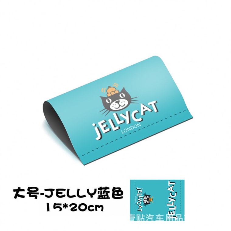 【中国直邮】 FOXTAIL Jellycat水洗汽车车标 车门车尾logo贴/创意/装饰贴/玩具/改装-粉条 1个*|预计到达时间3-4周