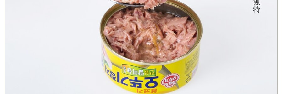 韩国OTTOGI不倒翁 金枪鱼罐头 油浸吞拿鱼 可制作饭团包饭沙拉 微辣 150g