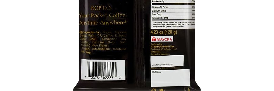 印尼KOPIKO可比可 香濃咖啡糖 120g 印尼特產