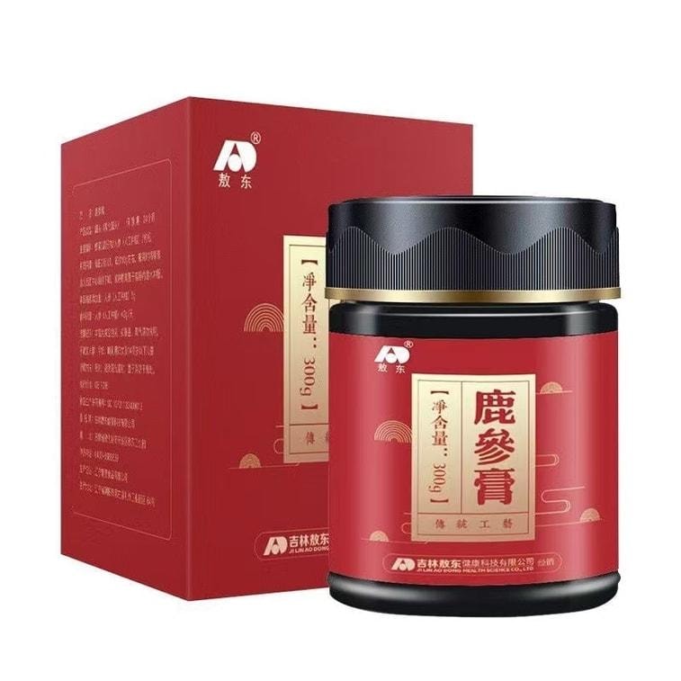 【中国直邮】 敖东 鹿参膏正品搭鹿膏胎阿八珍胶膏八味珍膏滋补女性 300g/瓶