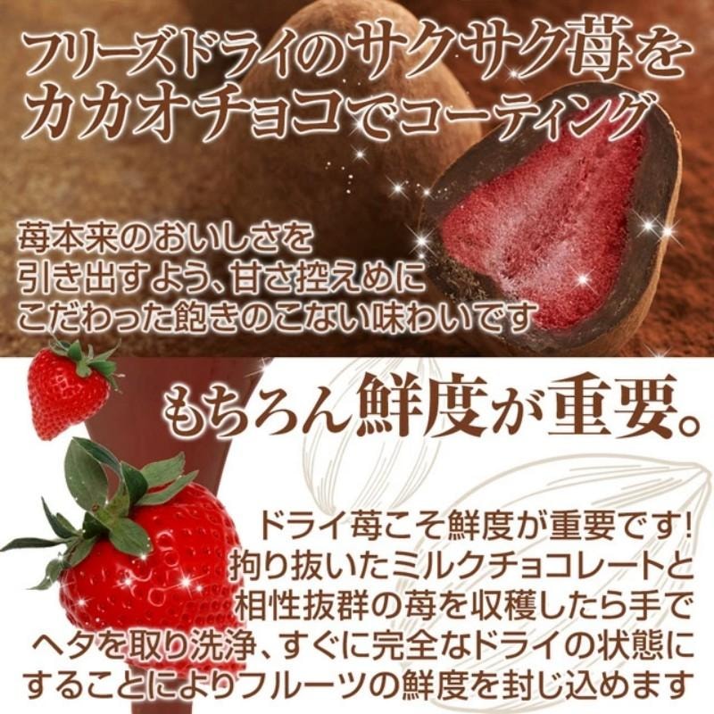 【日本直邮】日本 OMOCHI神户 可可草莓夹心松露巧克力 90g