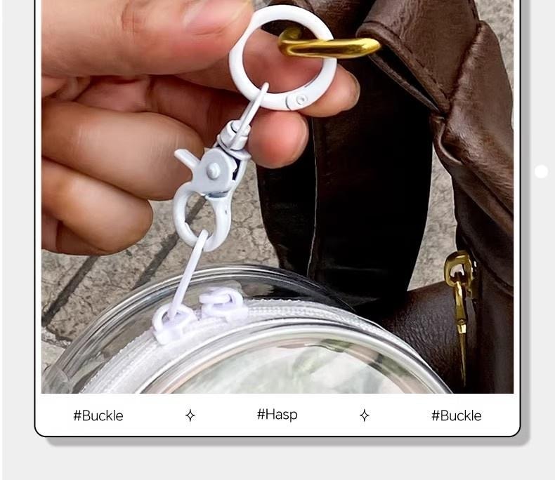 【中國直郵】 萬比鄰精選 拉布布labubu專用保護殼 透明展示盒 收納殼黑色 1個 10.5cm*19cm*6cm