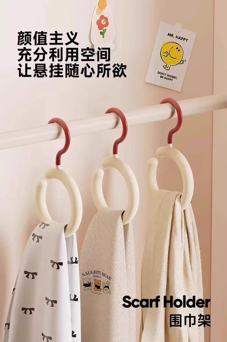 海蓝星 鸭舌帽收集神器 多巴胺挂钩 多巴胺红 安可拉白 360度旋转 加粗材质不变形 不滑落不留痕 2件 