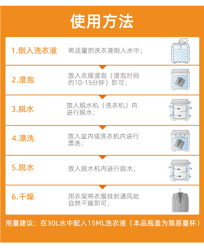 日本UYEKI Dryning 浸泡式橘油乾洗液 500ml