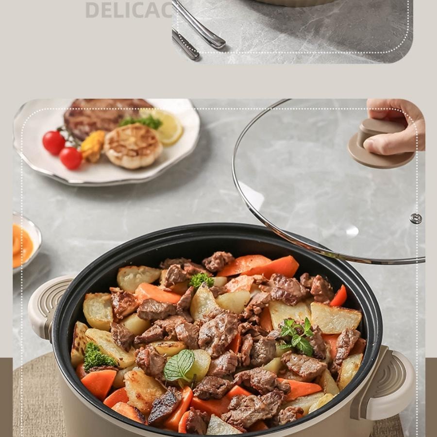 多蒙 電煮鍋多功能家用電熱火鍋(單鍋款) 1 把