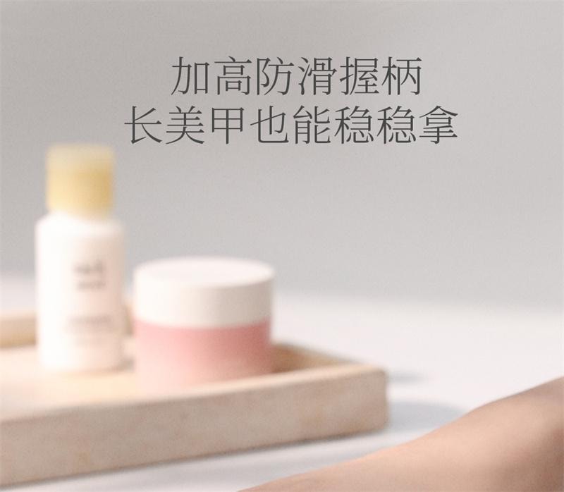 古迪 洗頭梳二合一矽膠洗頭髮神器頭部按摩梳洗 淺紫色 1個裝