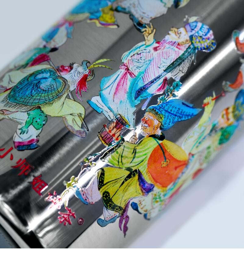 小师姐评茶 保温杯 焖茶杯 养生杯 风调雨顺 国潮风 食品级陶瓷涂层 冷热皆可保温 便捷泡茶 办公室热饮杯 伴手礼 550 mL 1个