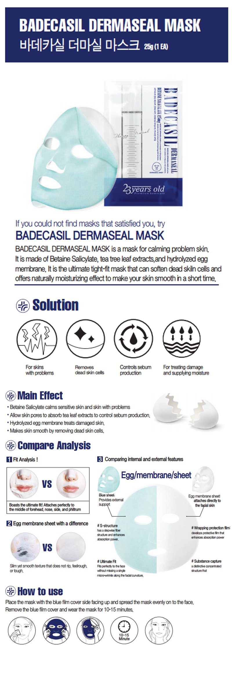 Badecasil Dermaseal Mask