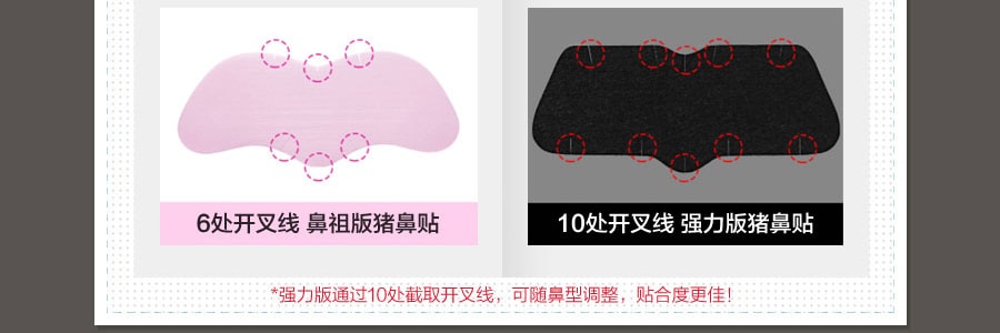 韩国HOLIKA HOLIKA 猪鼻子3-STEP去黑头收缩毛孔鼻贴加强版【超值5套装】