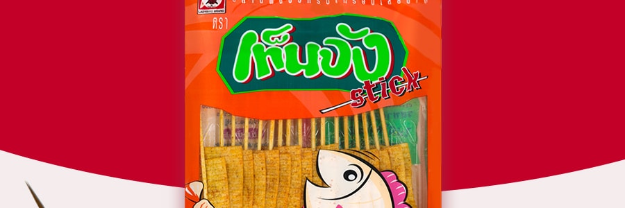 泰国LADYBIRD 鱼片串 烧烤味 42.5g