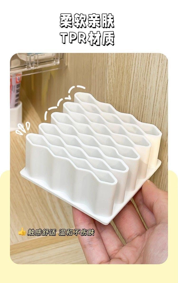 FOXTAIL 波浪收纳架 分格 整理神器 桌面 药品 软膏 药物 置物架 1个