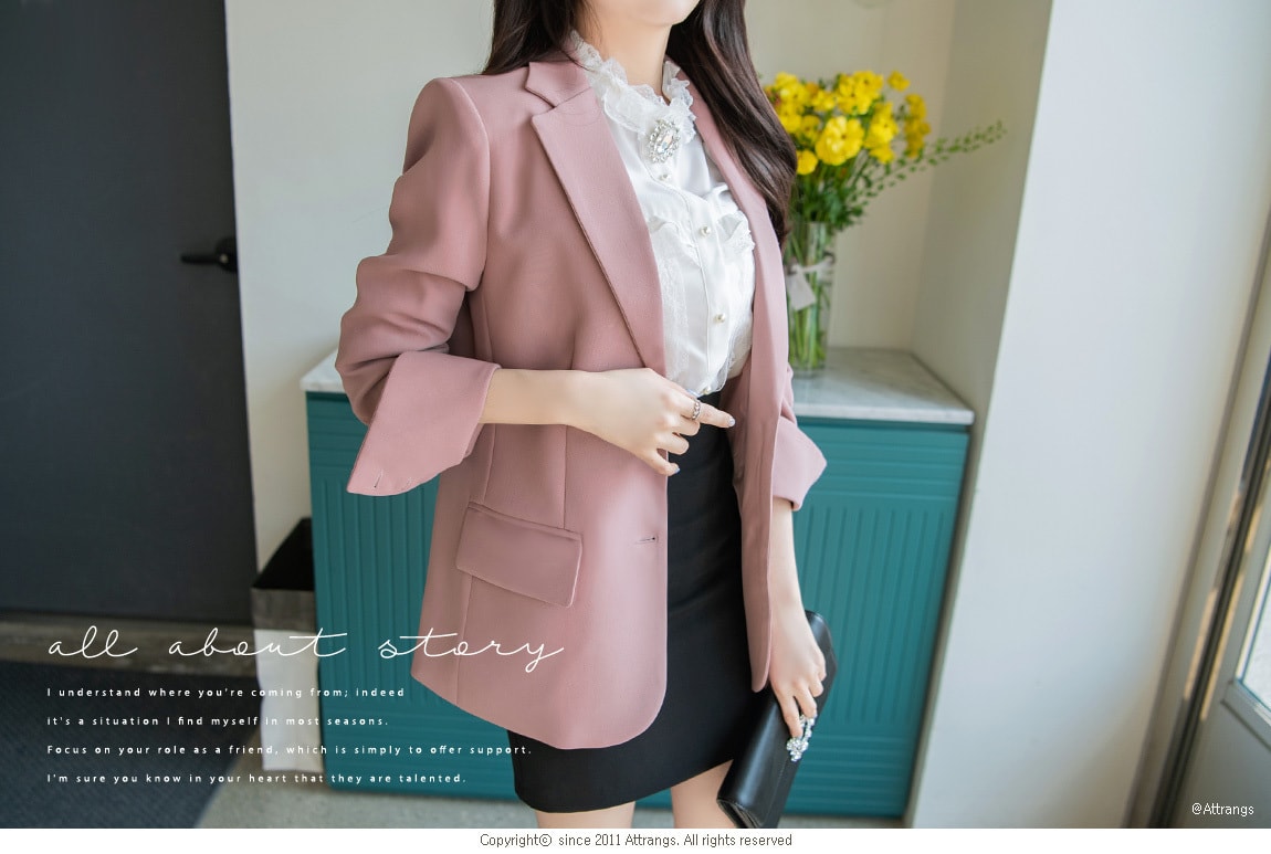 Jacket Pink(model) free size