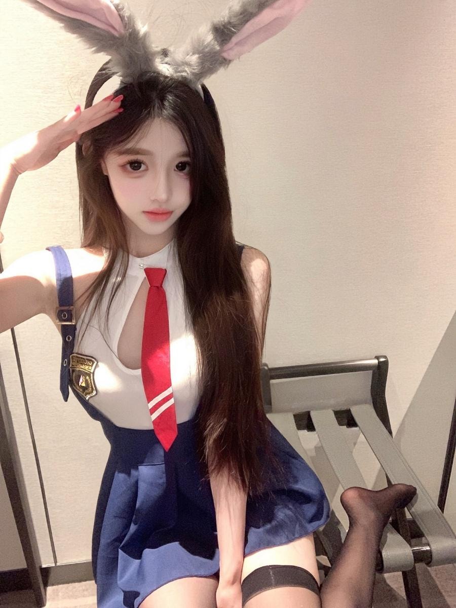 美国 PinklemonLA 萌系学妹 性感学院风短裙制服水手服套装