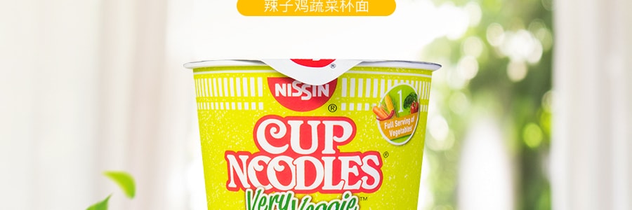 日本NISSIN日清 合味道 辣子鸡蔬菜杯面 78g
