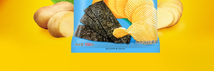 【人气回归】【云南风味】子弟土豆片 海苔味 100g
