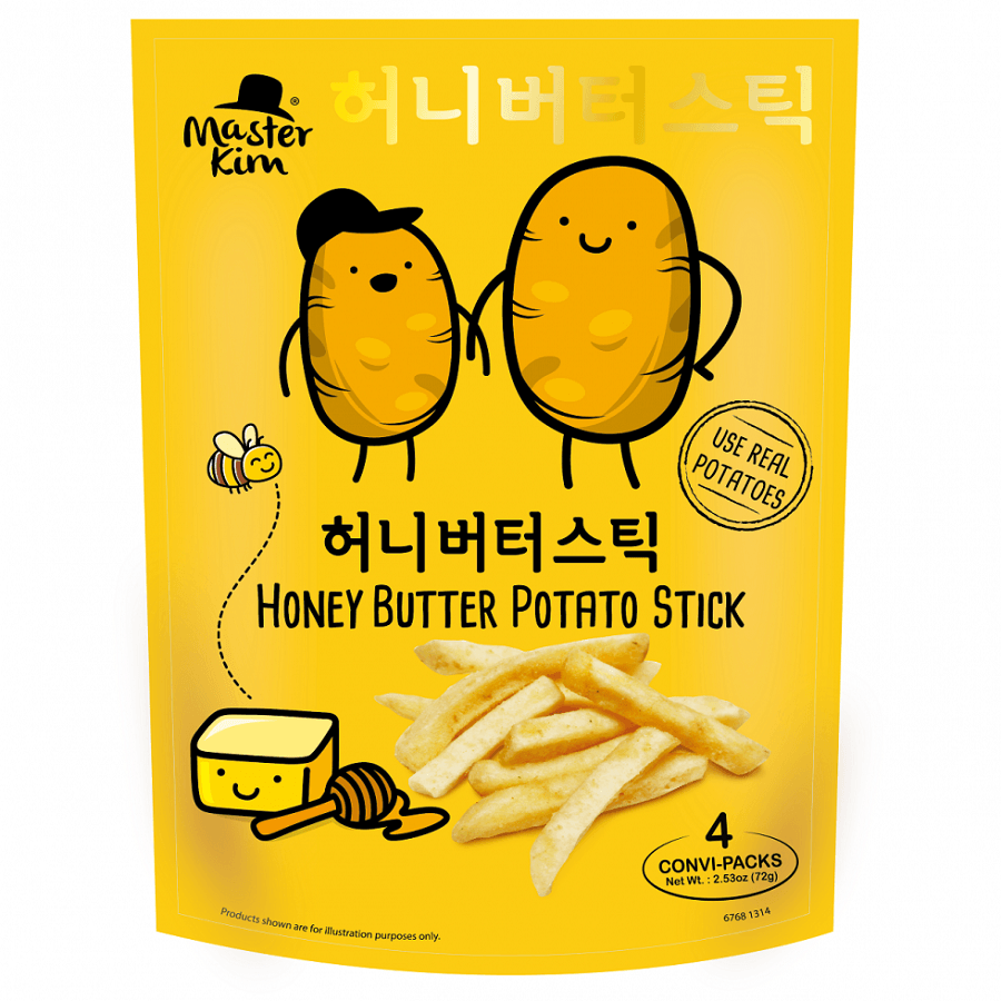 【马来西亚直邮】韩国 MASTER KIM 金大师 蜂蜜黄油味马铃薯条 72g