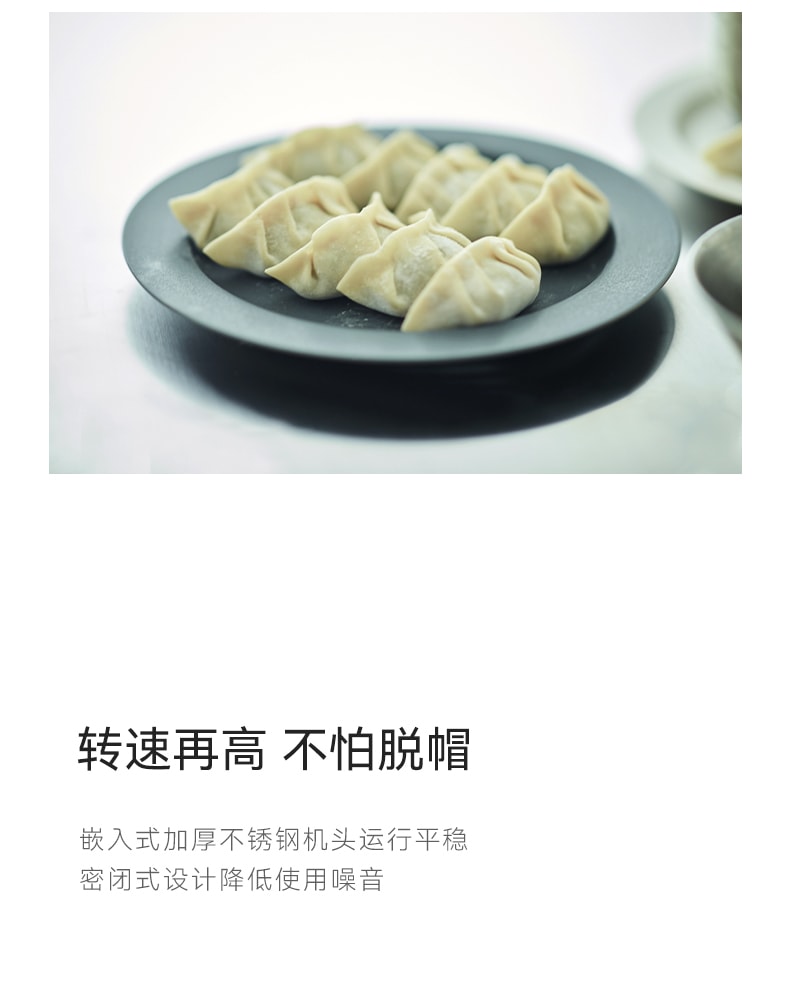 OLAYKS 1.2L 绞肉机家用电动小型多功能全自动搅拌机碎肉打馅蒜泥机 电压100-120V通用