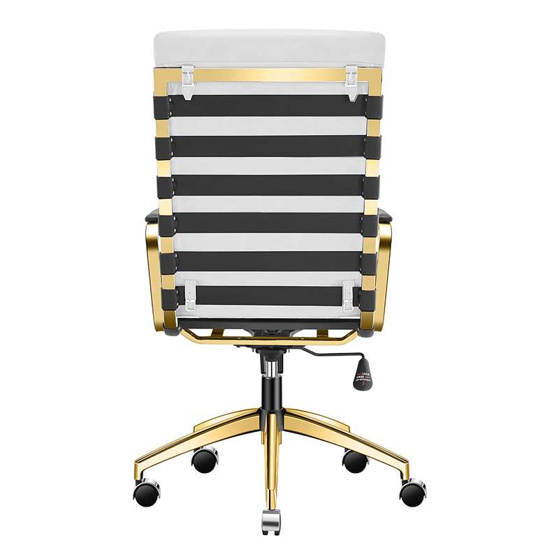 【美國現貨】LUXMOD 輕奢電腦椅 黑色+銀灰色椅身 西皮 單人位