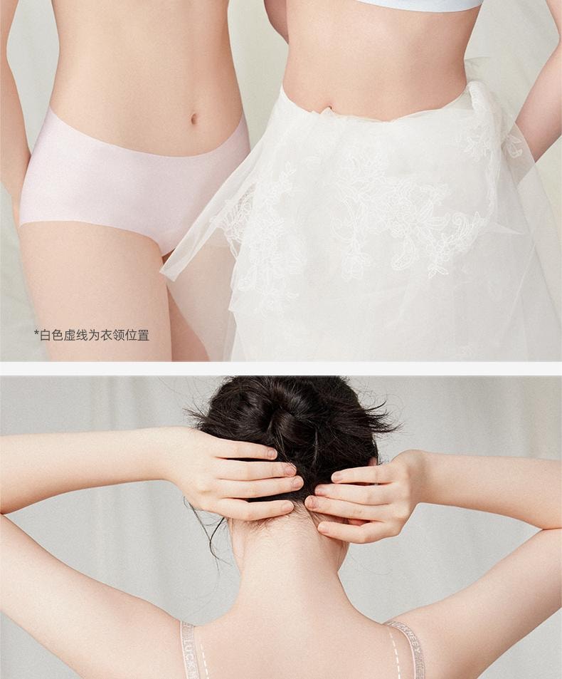 幸棉肤色L码 无痕外扩内衣女赫本领漫画胸内衣大无痕无钢圈软支撑聚拢文胸性感收副乳蜜桃杯