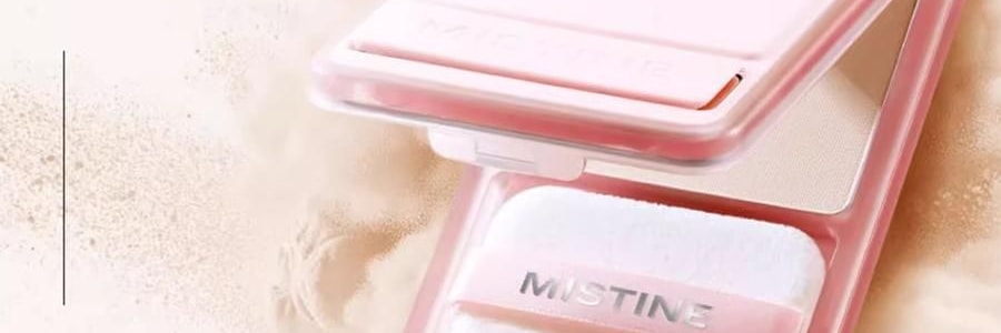 泰國MISTINE蜜絲婷 柔霧貼貼粉餅 磁吸粉餅 18H持妝抗闇沉隱毛孔控油 補妝隨行扒臉 柔焦不卡紋0粉感 吸油光 7g #LF110 自然偏白膚色 敏感肌適用