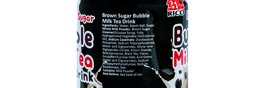 台灣RICO紅牌 黑糖珍珠奶茶 350ml