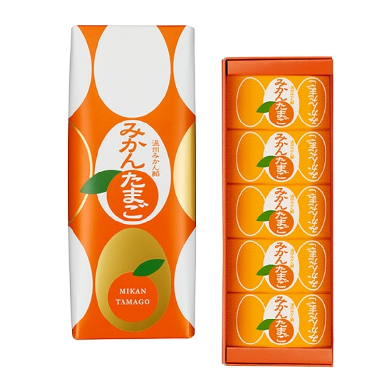 【日本直邮】日本传统老铺 银座玉屋 期限限定 橘子巧克力蛋 5枚装