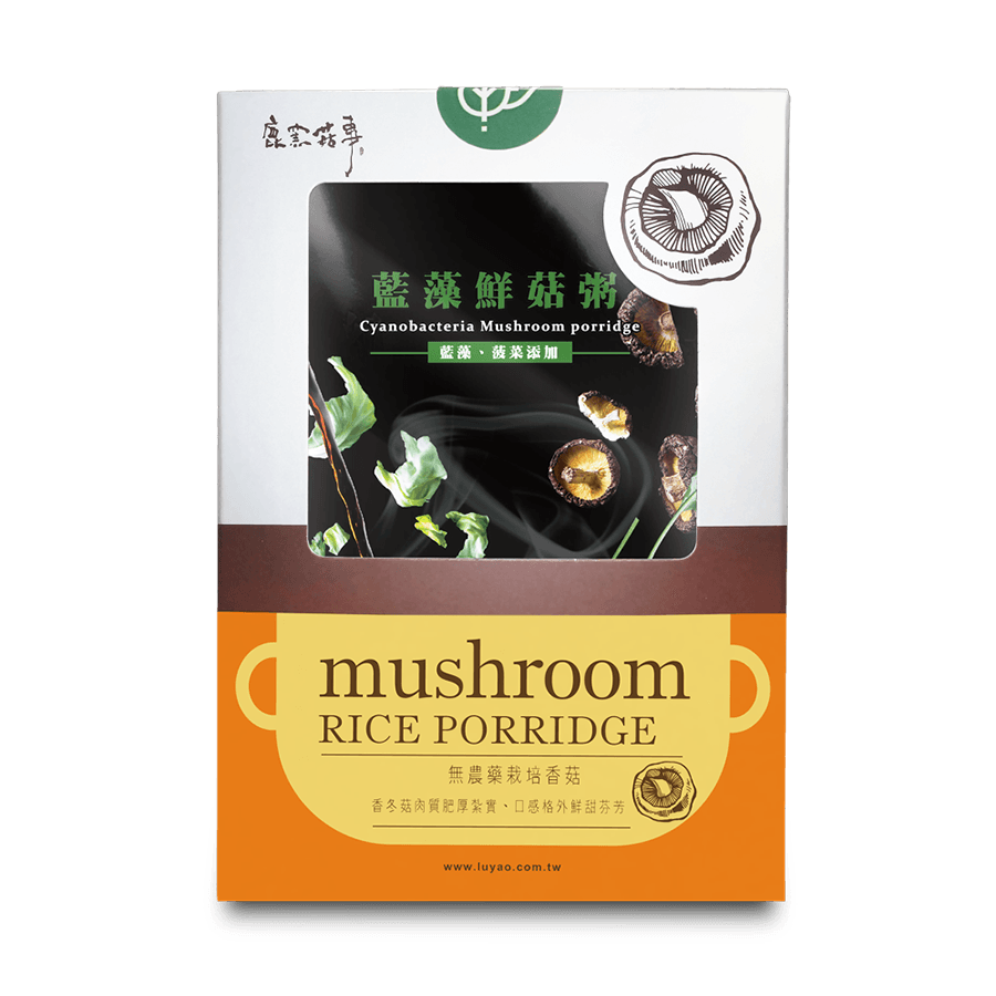 [Taiwan Direct Mail] LUYAOCyanobacteria Mushroom Porridge 2 Cases Combo*Vegan/Specialty*