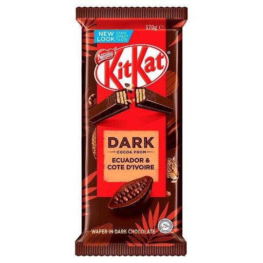 【马来西亚直邮】马来西亚 NESTLE Kitkat 黑巧克力威化 170g