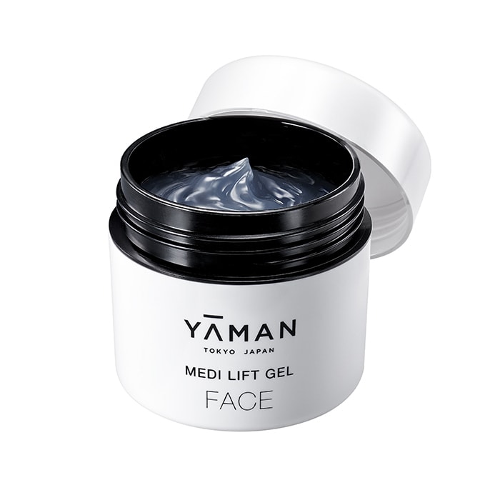 【日本直邮】日本雅萌 YAMAN吃鸡面罩美容仪 Medilift Plus EPM-18BB-2 黑色 1件  MediLift Plus Gel 美容啫喱 50g 1盒(发货最新款美容液)