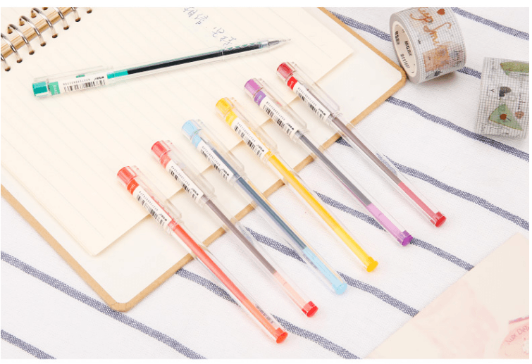 [中国直邮]晨光M&G中性笔本味AGPA9204浅橙0.5 单个装