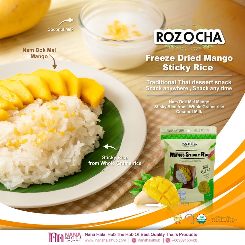 ROZOCHA 冻干榴莲糯米饭  40g 泰国进口 新鲜果干 酥脆美味