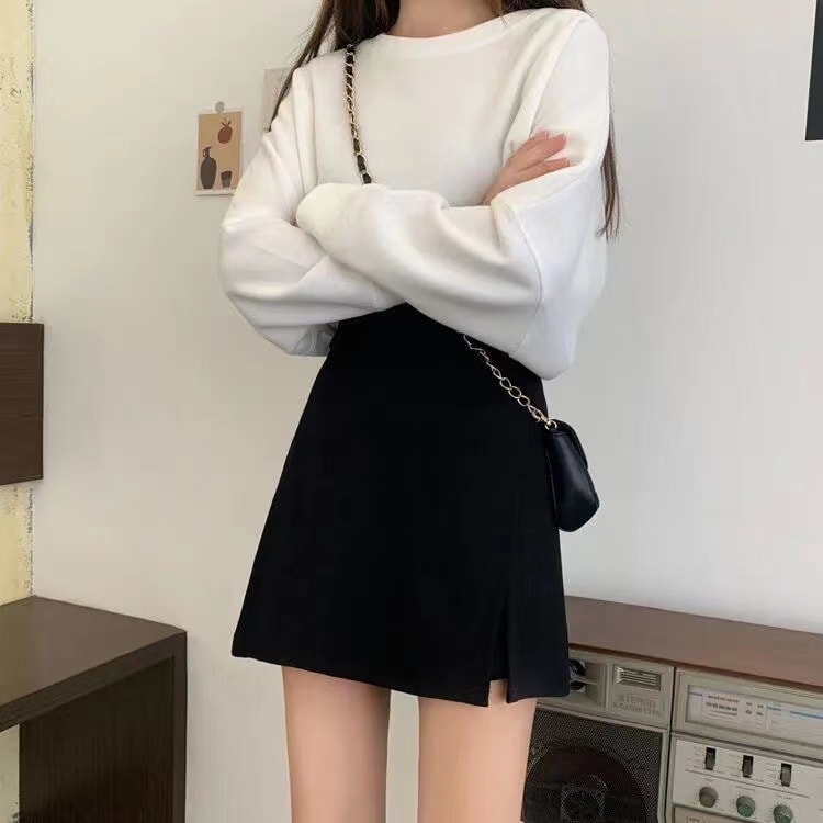 【中國直郵】爪哇島 修身包臀超短裙 黑色升級款 XXL(120-130公斤)