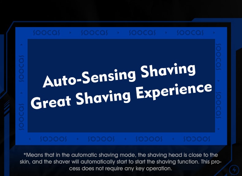 Smart Electric Shaver Purple Orange