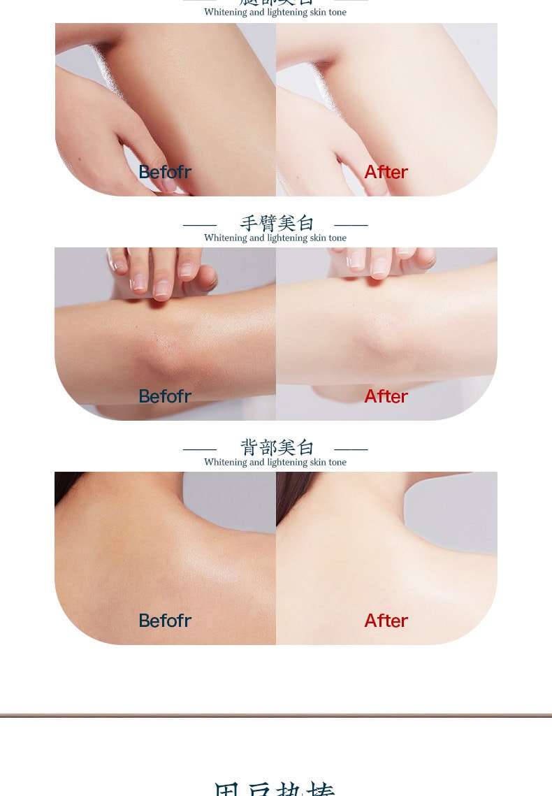 【中國直郵】白雲山 補水保濕去雞皮身體乳300ml