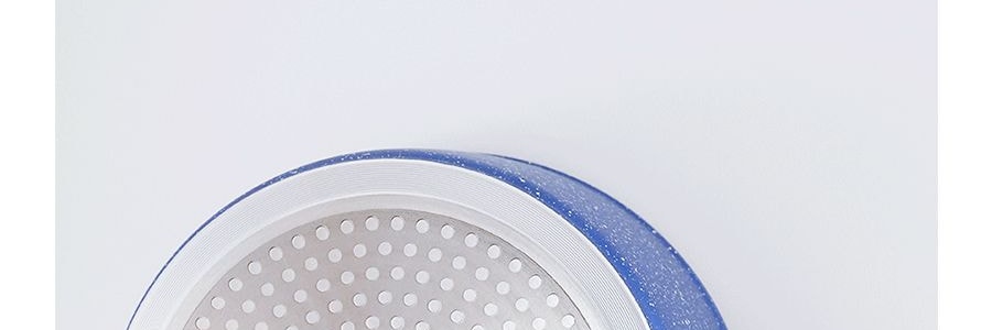 CONCORD Art of Cooking 3Qt. 花崗岩不沾塗層鑄鋁鍋 含玻璃蓋 電磁爐適用 #藍色