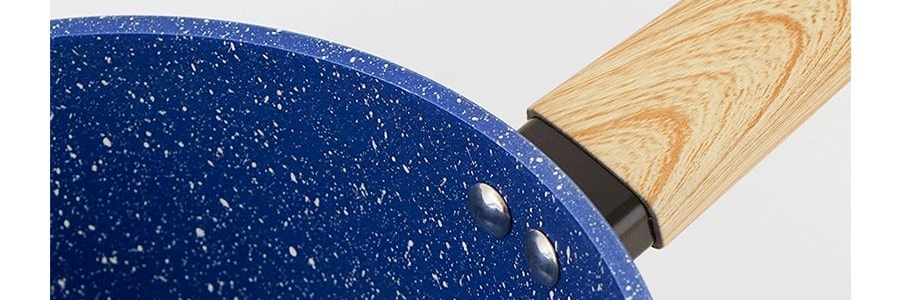 CONCORD Art of Cooking 3Qt. 花崗岩不沾塗層鑄鋁鍋 含玻璃蓋 電磁爐適用 #藍色