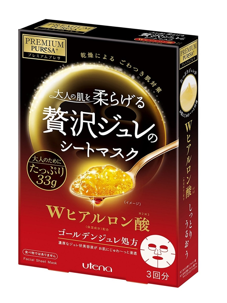 Premium Puresa Golden Jelly Mask Hyaluronic Acid 3sheets