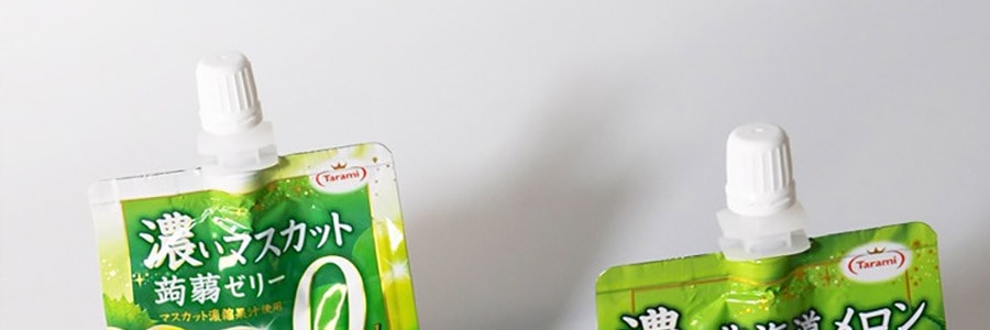 日本TARAMI 0卡路里 吸吸蒟蒻果冻 白桃味