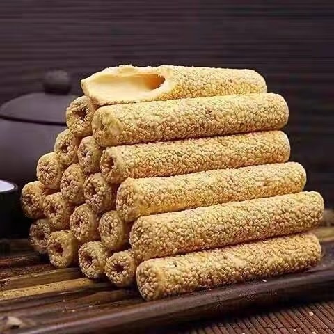  2025 新年小吃 成都小吃芝麻桿 120克 酥脆不黏牙 臘月香餑餑
