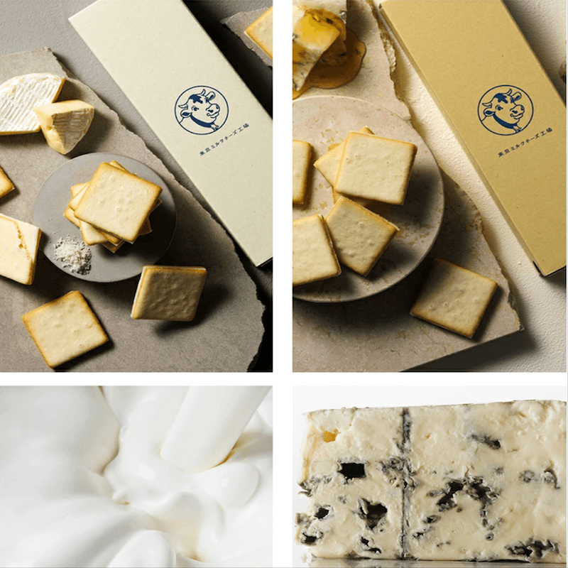 【日本直郵】 新款東京牛奶起司工廠 蜂蜜古岡左拉起司餅乾 9枚