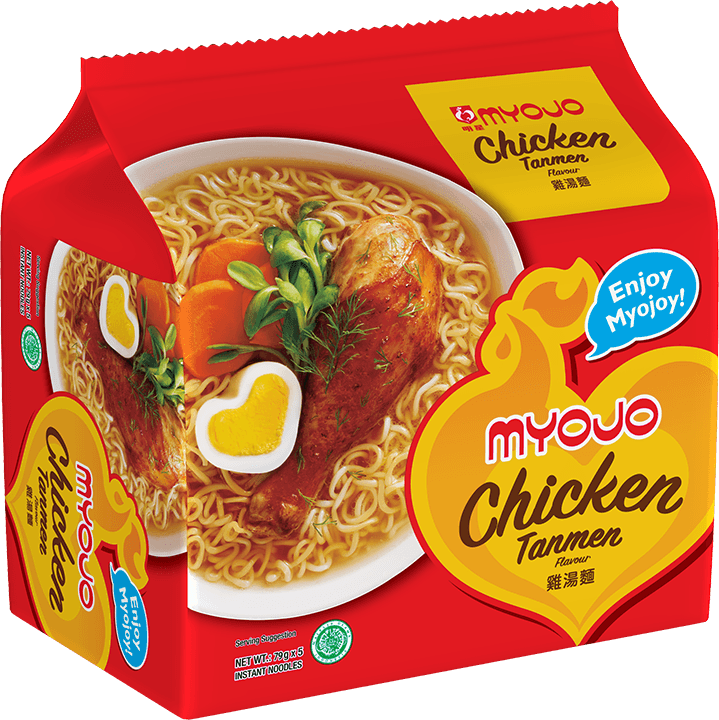 【马来西亚直邮】 马来西亚 MYOJO 明星  鸡汤面 79g x 5