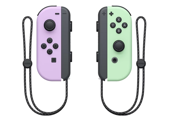 【日本直邮】任天堂Switch 原装游戏手柄 淡紫色 / 淡绿色 6月30日开始发售