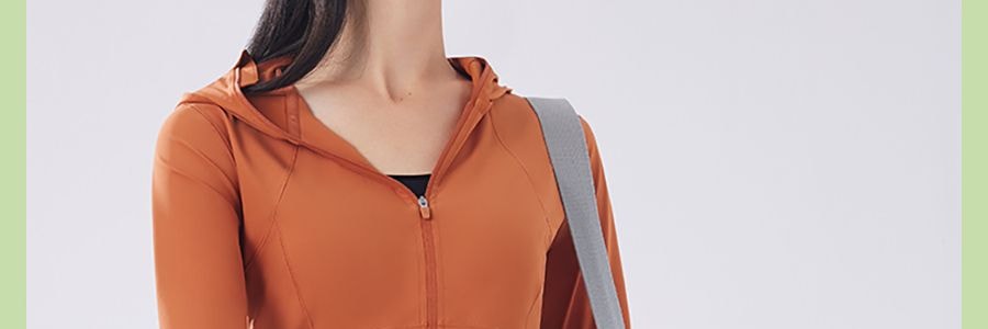 BENEUNDER蕉下 女士凉感防晒衣防晒服 运动上衣 修身款 UPF50+ 霜奶白 165/88A L码 【国内尺寸 码数偏小】【杨幂同款】