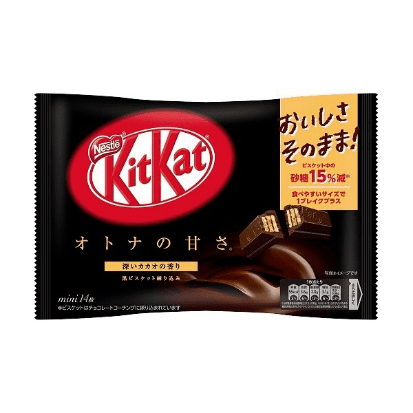 【日本直郵】NESTLE雀巢 KITKAT 夾心威化巧克力 大人的甜蜜 可可味 135g