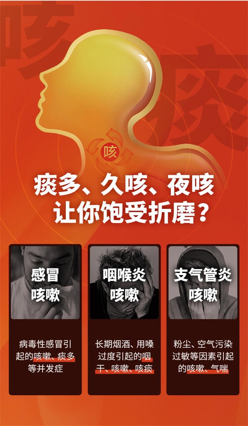 【中国直邮】 香雪制药 橘红痰咳液 止咳化痰咳嗽药口服液 用于支气管炎咽喉炎咳痰感冒 18支 x 1盒