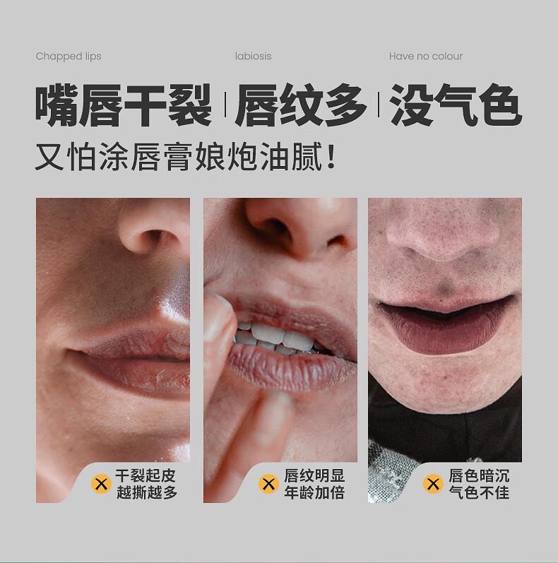 【中国直邮】 左颜右色 保湿防干裂 提亮唇色口红 凡士林玻尿酸变色润唇膏3.5g