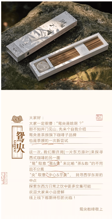  茶颜悦色 过眼云烟线香雪中春信室内持久沉香檀香香薰15g(约50根)